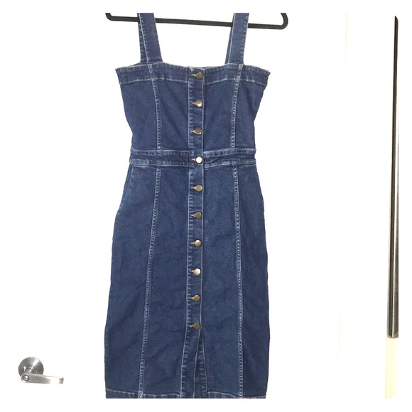 maje denim dress